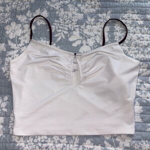 Abercrombie & Fitch White Tank